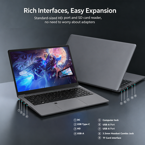 OEM 15.6 英寸办公笔记本电脑批量采购英特尔第 12 代酷睿 I3/i5/<span class=keywords><strong>i7</strong></span> 8GB/16GB DDR4 Windows 11 Pro SSD IPS 适合商务和家庭使用 - Product Image 3