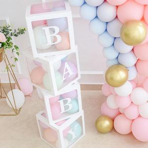 Boy Girl 12 pollici scatola trasparente palloncino matrimonio Air First 1 ° <span class=keywords><strong>compleanno</strong></span> decorazioni per feste palloncino per bambini decorazioni per Baby Shower - Product Image 3