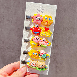 กิ๊บติดผมเรซิ่นเนื้อครีม DIY ทำมือ พลาสติกน่ารัก สำหรับเด็ก นักเรียน เครื่องประดับผม อุปกรณ์งานฝีมือ - Product Image 4