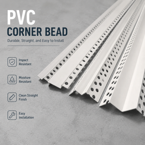 Profilé d'angle PVC professionnel pour décoration intérieure moderne, bord droit, protection murale architecturale, joint de finition pour cloisons sèches - Product Image 2