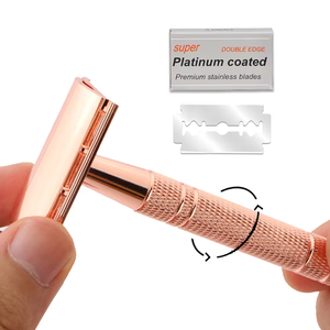 High Quality Adjustable Men's Shaving Tool Handle Shaving <strong>Razor</strong> <strong>Double</strong> <strong>Edge</strong> Blade <strong>Razor</strong> - Product Image 2