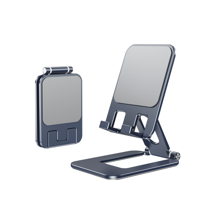 Wholesale Adjustable Height Portable Foldable Universal Tablet Mobile Phone Holder Aluminum Alloy Desktop Live Broadcast