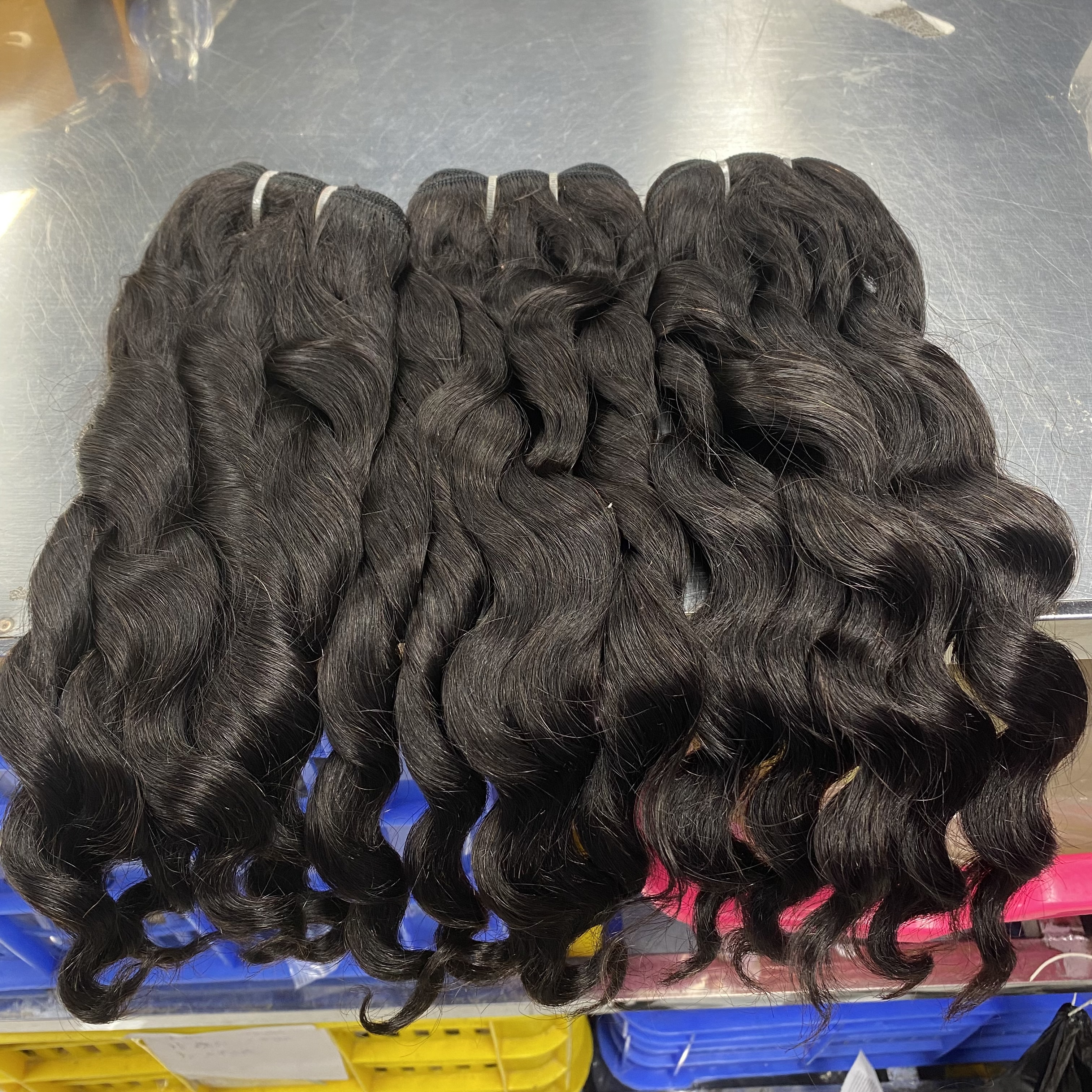 Paquet naturel de cheveux de vague