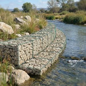 <span class=keywords><strong>Grillage</strong></span> Gabion <span class=keywords><strong>de</strong></span> Construction en Acier, Maille Hexagonale pour Mur <span class=keywords><strong>de</strong></span> Soutènement et Clôture, Facilement Assemblable, Découpe Personnalisée pour Chantier - Product Image 2