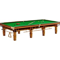 China Venta superior Nuevo diseño 12ft Tamaño estándar Star Tournament Juegos de calidad Jugar mesa de billar con calentador y accesorios gratuitos