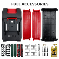 Boîtier de batterie Li-ion 21700, 10 cellules, boîtier de batterie DIY avec affichage LED pour outils compatibles Makita 18V