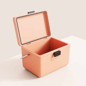 Cắm Trại Ngoài Trời 12L Xách Tay Mini Xử Lý 48 Giờ Giữ Mát Mini Cứng Nhựa Hộp Mát Với Kim Loại Khóa - Product Image 4