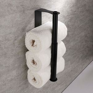 WEKIS Stainless Steel Wall-Mounted Toilet Paper Holder <b>Shelf</b> Self-Adhesive Installation Modern Design <b>for</b> <b>Kitchen</b> Gym Use - Product Image 6