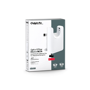 Asciugamani Elettrico Optico U Flow ABS Bianco M23A per Bagno - Product Image 1