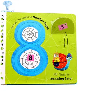 Custom Printing Coloring Hardcover Children's Kids Busy Quiet Story Cardboard Board Book