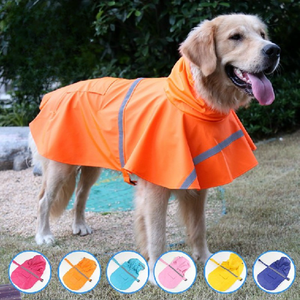 Large <b>Dog</b> <b>Raincoat</b> Adjustable Pet Water Proof Clothes Lightweight Rain Hoodies Waterproof <b>Dog</b> <b>Raincoat</b> <b>for</b> <b>Dogs</b> - Product Image 2