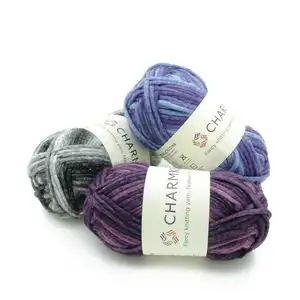 アクリル/ウールナイロン混紡糸柔らかいふわふわソックスかぎ針編み用混紡糸