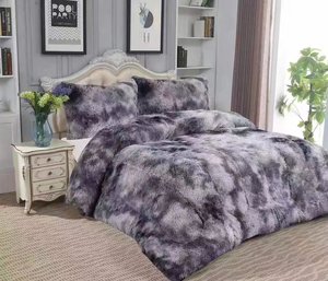 Vente <span class=keywords><strong>chaude</strong></span> <span class=keywords><strong>couette</strong></span> <span class=keywords><strong>moelleuse</strong></span> <span class=keywords><strong>et</strong></span> draps de lit 4 pièces King Size pour l'hiver <span class=keywords><strong>couette</strong></span> en velours <span class=keywords><strong>et</strong></span> parure de lit de luxe - Product Image 4