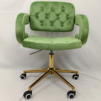 Vente directe d'usine de chaises pivotantes réglables en hauteur simples, chaise de salle à manger de luxe avec accoudoirs et roulettes pour la maison et les salons de coiffure
