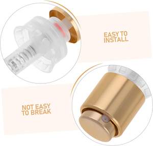 15mm 18mm 20mm Gold Silver Aluminium-Plastic Reusable Cosmetic Crimp <b>Spray</b> <b>Pump</b> Fine Mist Perfume Non Spill Bottles - Product Image 3