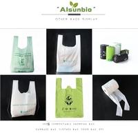 Bolsas para excremento de mascotas ecológicas, compostables, a prueba de fugas, extra gruesas y resistentes para perros, con certificación Ok Compost, estampado en caliente, venta al por mayor