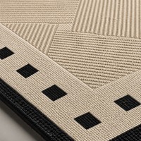 Tapis de chambre à coucher de style américain rétro, tapis d'appoint esthétique personnalisé, antidérapant, résistant à l'usure, insonorisant, en fausse laine douce, tapis OEM