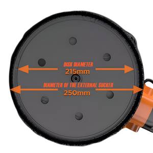 Nhà máy trực tiếp giá công nghiệp cấp tường máy đánh bóng hiệu quả cao AC không chổi than vách thạch cao đánh bóng tiếng ồn thấp điện - Product Image 6