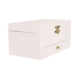 Caja de música de bailarina de madera de lujo de 7 pulgadas, joyero blanco puro personalizado con canción de manivela para regalos de cumpleaños - Product Image 4