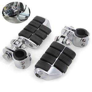 Highway Pegs 1.25" Highway Foot Pegs For Harley Touring Models - Chrome & Black Adjustable Foldable Pegs Harley Davidson Foot Pegs Black - Foto 8
