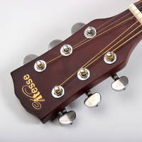 Guangzhou Supply Ready Stock Good Quality Musical Instrument Cheap 41 Inch Sapele Basswood Beginner Electric Acoustic Guitar Kit