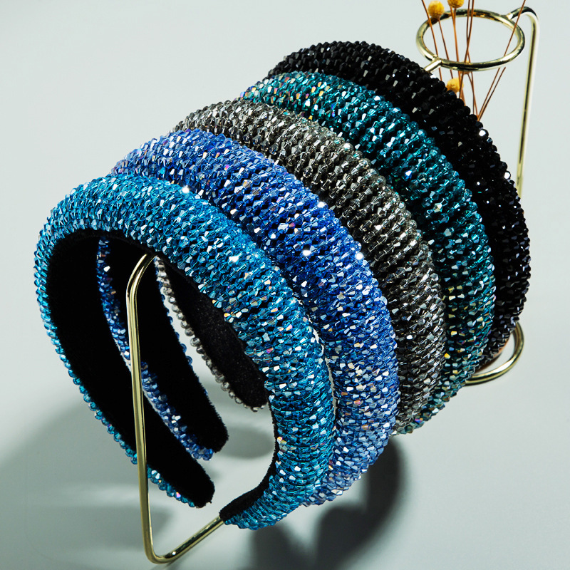 CLARMER Wholesale Fashion Luxury Diamond Hairband Women Hair  display picture 1
