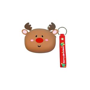 Porte-monnaie et porte-clés en silicone en forme de cerf de Noël, nouveau design créatif, motif faon mignon, vente en gros - Product Image 5