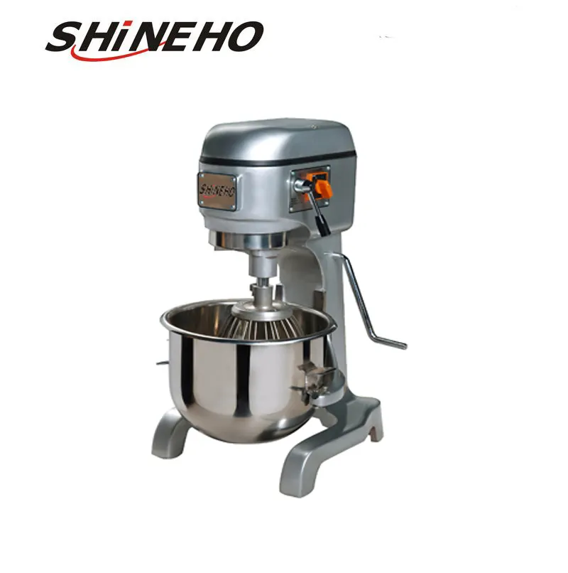 Shineho 10L Planetary Mixer Alta Qualidade Top Venda Para Padaria Misturador De Farinha Comercial