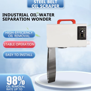 Dégraisseur industriel à courroie en acier, séparateur huile-eau, outil de dégraissage à courroie, écrémeuse commerciale 220V 14W 5kg Guangdong - Product Image 3
