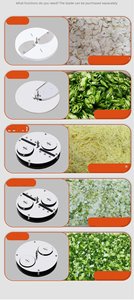 Cortadora <span class=keywords><strong>de</strong></span> Verduras para Restaurante, <span class=keywords><strong>Picadora</strong></span> <span class=keywords><strong>de</strong></span> <span class=keywords><strong>Cebolla</strong></span> Verde, Trituradora <span class=keywords><strong>de</strong></span> Jengibre, Máquina Eléctrica para Triturar Zanahoria y Pepino - Product Image 5