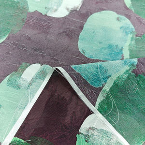 Superventas Rayón/Nylon Jacquard Efecto de pintura al óleo Tela impresa digital para vestido de mujer - Product Image 5