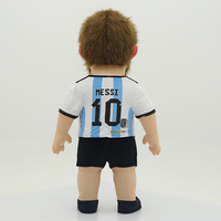 Costume de mascotte gonflable personnalisé OEM Messi pour adulte unisexe, idéal pour la promotion d'événements sportifs