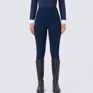 Women's High-Waisted Full Seat Silicone Grip <b>Equestrian</b> Riding Breeches / Horse Riding <b>Leggings</b> Tights - Product Image 1