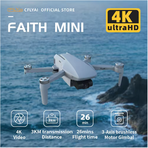 YH Tempo de Voo de 26 Minutos Retorno por Baixa Bateria Drones Inteligentes com Gimbal <span class=keywords><strong>Micro</strong></span> de 3 Eixos Distância FPV de 3km Faith Mini - Product Image 4