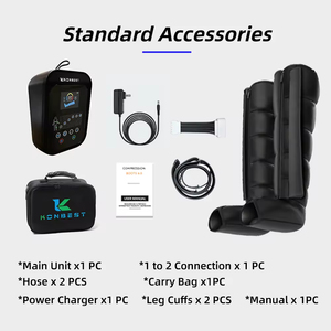 รองเท้าบู๊ตบำบัดด้วยแรงดันอากาศแบบพกพา ชาร์จผ่าน USB ได้ 6 ช่อง พร้อมระบบนวดขาไฟฟ้า ปรับขนาดและตั้งเวลาได้ - Product Image 6