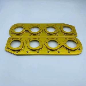 Pièce en aluminium usinée sur commande, usinage CNC 5 axes, service de haute précision, Coromants R245 - Product Image 3