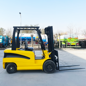 Chariot élévateur électrique tout-terrain extérieur à batterie lithium-ion 3 tonnes 48V/60V certifié CE, sans émission d'échappements, nouveau conteneur - Product Image 2