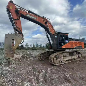 DX520LC-9C DOOSAN d'occasion de haute qualité Pelles hydrauliques sur chenilles de grande taille de 52 tonnes Machines de terrassement à moteur diesel d'occasion - Product Image 1