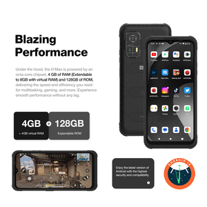 Rts AGM H Max Android 14 10000mAh OTG đảo ngược phí t606 <span class=keywords><strong>Octa</strong></span>-<span class=keywords><strong>core</strong></span> 90Hz NFC Android điện thoại gồ ghề điện thoại di động - Product Image 5