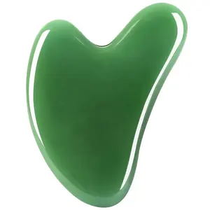 Marchio SFM a forma di cuore verde <span class=keywords><strong>giada</strong></span> Gua Sha <span class=keywords><strong>pietra</strong></span> personalizzato lifting facciale strumento di massaggio <span class=keywords><strong>viso</strong></span> <span class=keywords><strong>viso</strong></span> corpo <span class=keywords><strong>viso</strong></span> collo mani vendita caldo uso domestico - Product Image 5