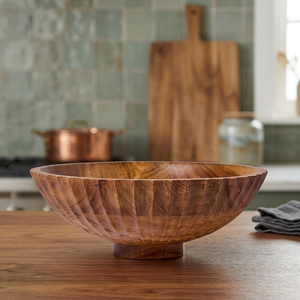 Decorative Luxury <b>Bamboo</b> Bowl Carved Edge Handmade Eco-Friendly BPA Free Art Piece Wedding <b>Table</b> Center Dining Use Orion - Product Image 3