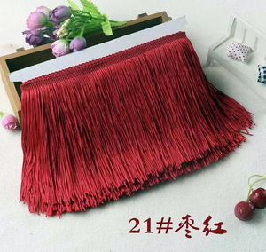 All'ingrosso 10 iarde <span class=keywords><strong>Per</strong></span> confezione 15cm 6 "frangia a goccia in poliestere con nappine <span class=keywords><strong>Per</strong></span> tenda - Product Image 2