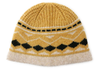 Chapeau bob en tricot Fair Isle personnalisé pour femme, style décontracté, motif nordique, doux, chaud, mélange de laine, hiver, pour tenue quotidienne, ton neutre