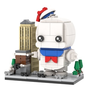 Moc7149 Đầu Gạch <span class=keywords><strong>Ghostbusters</strong></span> Stay Puft Marshmallow Người Đàn Ông Con Số Hành Động Mô Hình Xây Dựng Khối Bộ Đồ Chơi Giáo Dục - Product Image 1