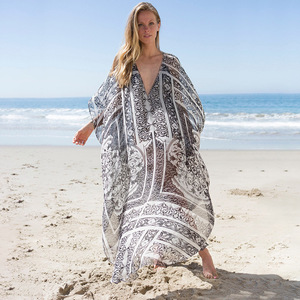 Verano Kimono tela japonesa media manga <span class=keywords><strong>Bohemia</strong></span> largo mujeres cubrir - Product Image 2