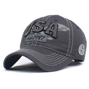 Gorra de Béisbol Personalizada con Letras Bordadas en 3D, Estilo Deportivo Vintage Desgastado Unisex, con Tela Común - Product Image 4