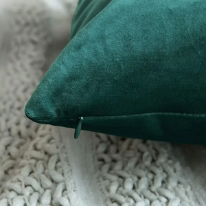 Décoration intérieure 2 pièces vert rouge taille personnalisée housse de coussin de canapé housse de coussin décorative de noël - Product Image 2