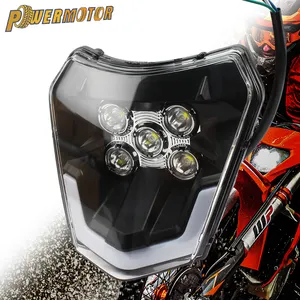 for KTM Motorcycle LED Headlight XC XCF XCW 150 250 350 450 Headlamp Dirt Bike Enduro Motocross EXC 300 Accessories Moto