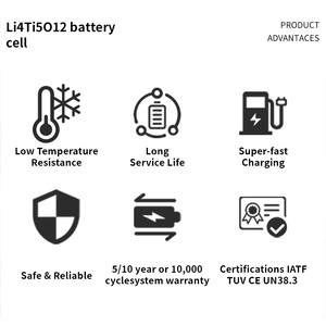 Paket Baterai Lto Tahan Suhu Tinggi dan Rendah 2.45V 2Ah Baterai Lithium Titanate Silindris untuk Penyimpanan Energi - Product Image 6