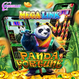 Mega Link PANDA FORTUNE Vertical Skill Game Multi Free Play Wild Spin Reel Game